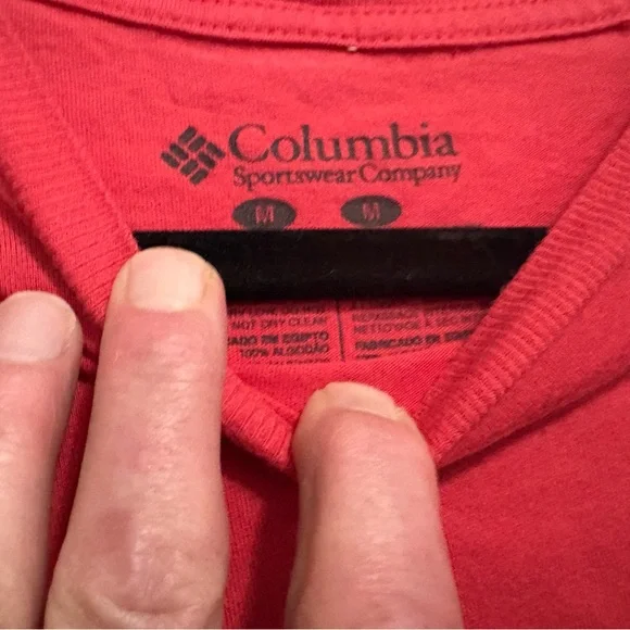 Columbia Men's Red T-Shirt - Picture 2 of 3
